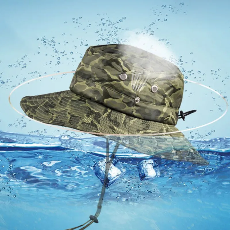 UV Protection Bucket Hat Fishing Summer Men Sun Hat Fisherman's Hat Women  Outdoor Caps Straw Waterproof Bucket Hat