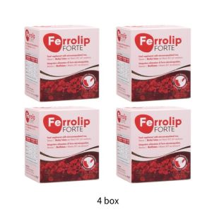 【READY STOCK】Ferrolip FORTE 30mg Iron Supplement High Absorption Reduces Fatigue 30 Sachets