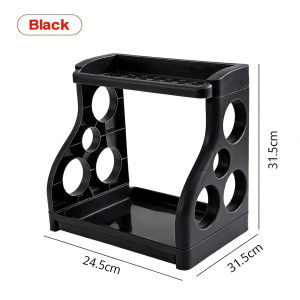 2 Layer Floor Kitchen Racks Organizer Storage rack Shelf Seasoning Rack condiments bottle Hol