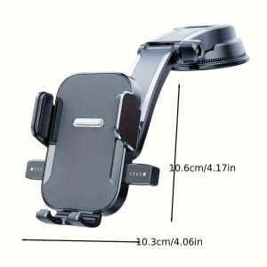 Car Dashboard Mount Suction Cup Heavy-Duty 360 °   Rotatable Magnetic Cellphone Holder