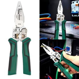 Kìm Đa Năng Cán Xanh Cao Cấp – Cắt Dây Điện Tuốt Dây Bấm Cos Nhanh Gọn Phù Hợp Gia Đình & Thợ Sửa Chữa