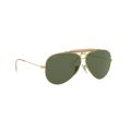 แว่นตา Ray-Ban รุ่น SHOOTER RB3138 W3401 สี ARISTA ขนาด 58 ของแท้รับประกันศูนย์ Ray-Ban ประเทศไทย 2 ปี. 