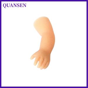 QUANSEN 1ชิ้นซิลิโคนนิ่มเหรียญมือเล็กๆน้อยๆหายไปของเล่นมายากลสำหรับเด็กความแปลกใหม่น่าสะพรึงกลัวมือขนาดเล็กที่สร้างสรรค์