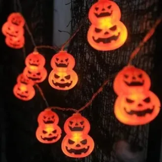 พร้อมส่ง ไฟ LED รูปฟักทอง ไฟตกแต่ง สําหรับตกแต่งปาร์ตี้ฮาโลวีน วันฮาโลวีน ผี น่ารัก ปาร์ตี้