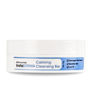 DM Essentials InstaDERMA Calming Cleansing Bar l Bar pembersih rendah PH I Pembersih lembut untuk kulit sensitif | Pembaikan penghalang kulit