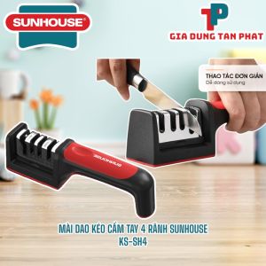 MÀI DAO KÉO CẦM TAY 4 RÃNH SUNHOUSE KS-SH4