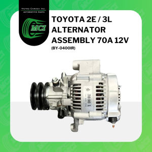 ALTERNATOR ASSEMBLY ASSY Toyota 2E / 3L 70A Amp 12V Volts Double Pulley w/o without Vacuum BY-0400IR