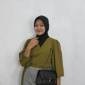 Atasan Kaira Wrop Top blouse Kekinian Korean Style