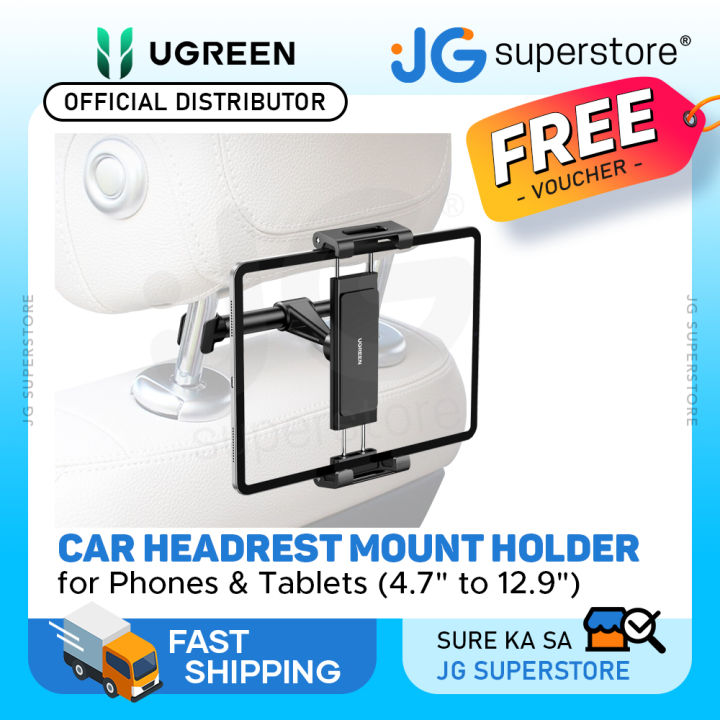 UGREEN 360° Adjustable Universal Headrest Mount Car Seat to