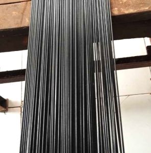 Baja polos 5mm as baja hitam keras bahan paser 100cm