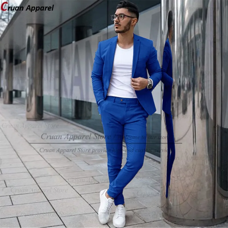 Royal blue formal attire clearance for men