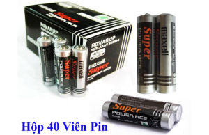 Set 20 Viên Pin Tiểu Aaa Maxell Super 1.5V (Đen)