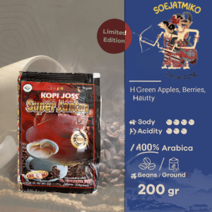 kopi hitam robusta jos super jantan asli original