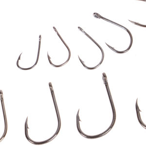 baoda Christmas Gift 100-500PCS Fishing Hooks Set High Carbon Steel Sharp Durable Barbed Fishhook Rock Fishing Equipment Gear Tackle Accessories
