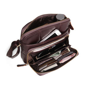 Cobbler Legend Multi Pockets Genuine Leather Crossbody Women Shoulder Bag Card Holder Handbags