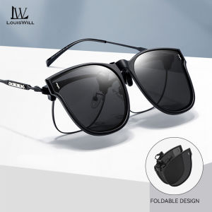LouisWill Foldable Sunglasses polarized sunglasses women Sunglasses Clip For Women Special Polarizing Clip For Myopia Lens TAC Polarized Sunglasses UV400 Sun Protection Sunglasses