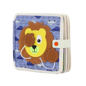 VREN Montessori Quiet Book for Toddlers Kids Felt Busy Book Washable Story Books Multiple Themes Baby Intelligence Development Educational Toys