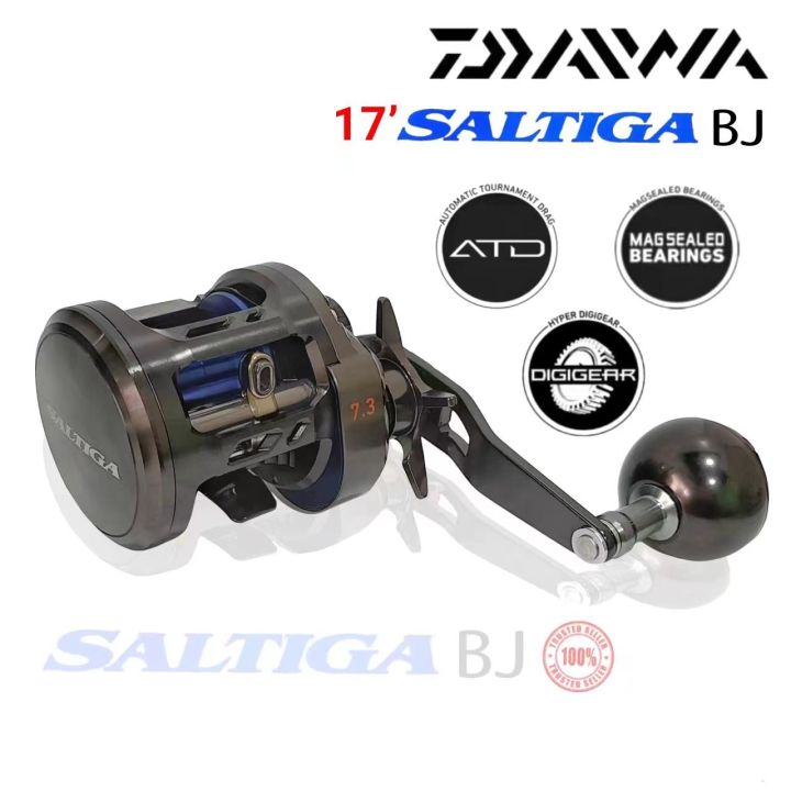 23' DAIWA SALTIST LW BOTTOM FISHING REEL (Free T-shirt)