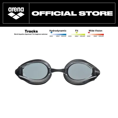 ARENA Racing goggle - TRACKS แว่นตาว่ายน้ำสำหรับแข่งขัน เพื่อผู้เริ่มต้นและนักว่ายน้ำทั่วไป | AASVYR4