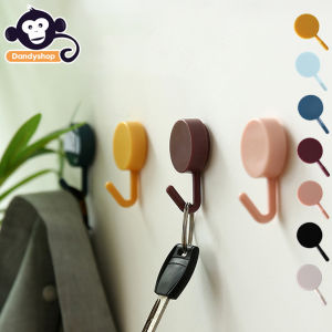 ตะขอ ตะขอแขวนผนัง ตะขอติดผนัง ตะขอสี ตะขอแขวนติดผนัง ตะขอหลากสี สำหรับตกแต่งบ้าน แขวนของใช้ หลากหลายสี