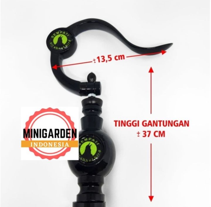 GANTUNGAN LIPAT SANGKAR BURUNG MURAI PLUS PION hitam cantolan kandang burung kuat kokoh stylist