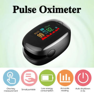 COD Medical Digital Finger Pulse Oximeter Finger Clip LED Screen Sports SpO2 PR Heart Rate Monitor Blood Oxygen Saturation Meter