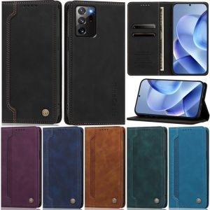 Luxury Business Case For Samsung Galaxy Note 20 Ultra Note 10+ Note 9 Note 8 M16 M06 M55 M15 S10 Plus S9 Plus S8 Plus Stand Wallet Phone Cover Cases