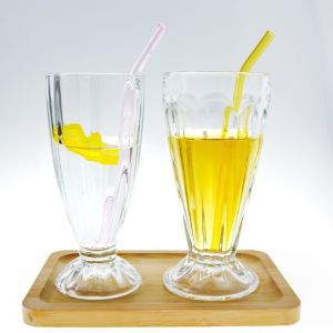 แก้วทรงสูง แก้วใส ขนาด 320ML.แพ็ค6ใบ รุ่นF169 92559 แก้วใส่ของหวาน ถ้วยแก้วไอติม แก้วเครื่องดื่ม น่ารัก