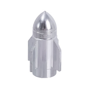 4pcs Car Tire Valve Cap Aluminum Rocket Tyre Valve Stem Cover Air Dust Cap Tire Valve Truck Bike Wheel Rim Valve Stem Cap