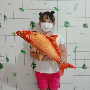 GỐI ÔM 3D CÁ CHÉP CHO BÉ MỀM MỊN 100% GÒN