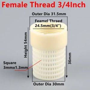 YESMILE 1PC Water Clean Filter Screen Joint Percolator Water Pump Fitting Hose Filter Female/Male Mesh Screen Pipe Filter Garden Irrigation