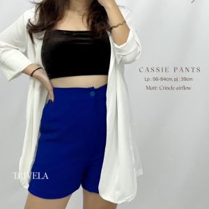 AURORAJEANS -  Celana Pendek Premium Cringkle Airflow / Cassie Crinkle Hotpants / SJJ
