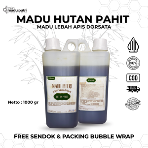 Madu Liar Hutan Pelawan Rasa Pahit Asli 1 Kg dan 500 Gr