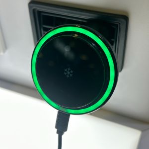 Equinox magnetic phone holder with wireless fast-charging and cooling tech