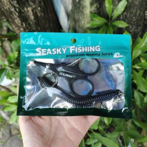 KÉO CHUXIAN CẮT PE THẺO CHÌ KÈM KHOÁ BẢO VỆ DÂY LÒ XO CÂU CÁ