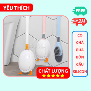 Cọ Rửa Toilet Bồn Cầu Nhà Vệ Sinh Silicon Mỏ Vịt Treo Tường