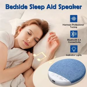 White Noise Hifi Stereo Audio Mini Under Pillow Soundbar 4PCS Under Pillow Sleep Speaker Bluetooth5.4 with Timing