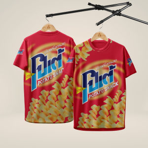 เสื้อกีฬา ลาย โคอาล่ามาร์ช บิสกิตสอดไส้รสช็อกโกแลต เสื้อกีฬา ลาย ขนมมะเขือเทศ เสื้อยืดพิมพ์ลาย Snack เสื้อยืดแขนสั้นผู้หญิง