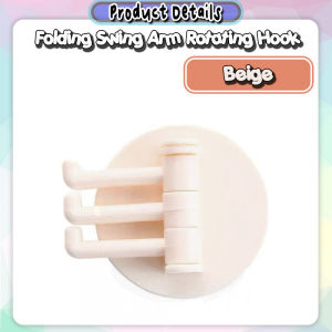 [iRojak] Swivel Hooks Self Adhesive Utility Hook Rotatable Wall Hook Kitchen Hook 旋转挂钩 Penyangkut Dinding - SO66