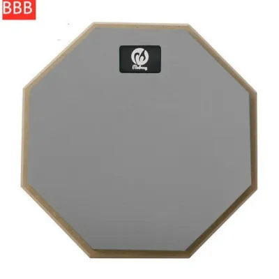 【1-year warranty】 8 Inch Rubber Wooden Dumb Drum Practice Training Drum Pad Music Instruments