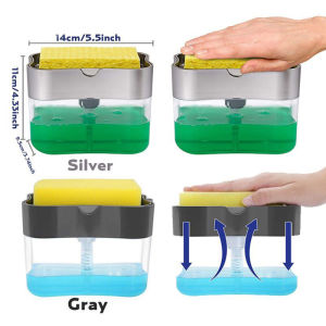 Dispenser Sabun Cuci Piring Tempat Sabun Cuci Piring Pump free spons