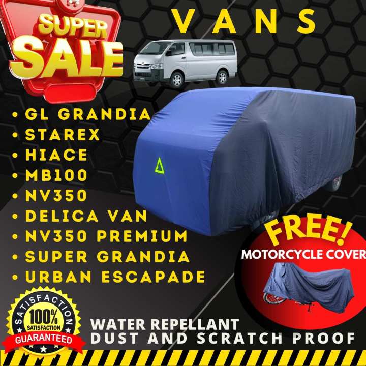 CAR COVER VAN TYPE STAREX HI ACE GRANDIA VAN FOTON L300 URBAN WATER