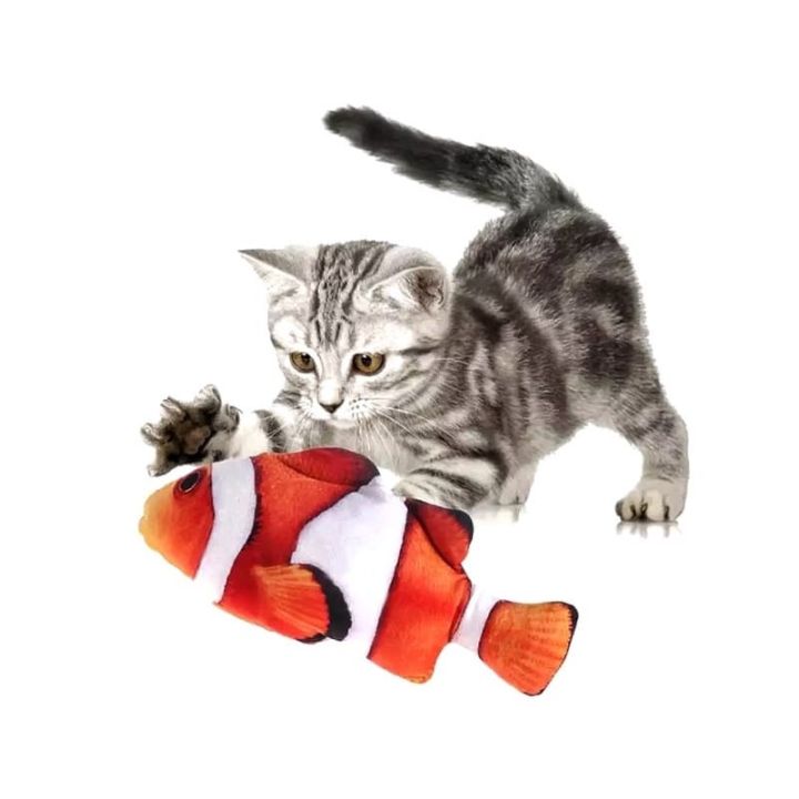Mainan Kucing Boneka Nemo Catnip Fish Cat Toys Lazada