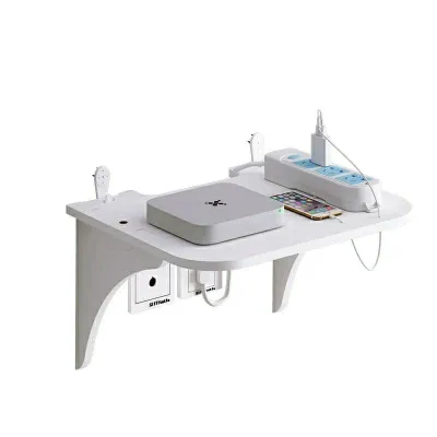 Rak Dinding Desktop Storage Rak Dinding Vintage Wifi Set Top Box TV