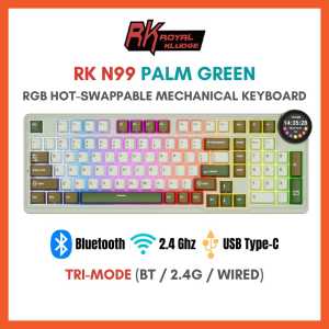 【SG】 Royal Kludge RK N99 Mechanical Keyboard - BT Wireless / RGB / Hot Swappable