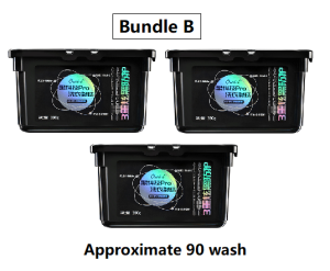 Ouaini - 3 in 1 scented laundry beads (30 capsules per tub) / Laundry capsule / Laundry beads