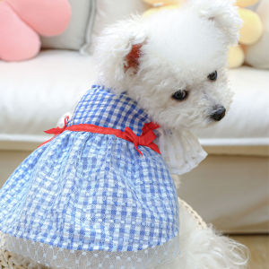 Pet Dog Summer Princess Skirt Puppy Dress Dog Clothing Pet Comfortable Soft Puppy Princess Dress Dog Wedding Party Dress Pet Clothes