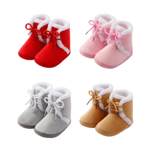 Soft Bottom Infant Walking Shoes Toddler Prewalker Feature Secure Grip And Cute Bowknot Design For Early Step