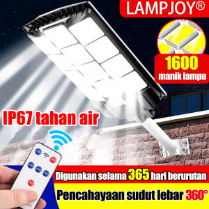 0 tagihan listrik LAMPJOY lampu tenaga surya tahan 24 jam 84LED 124COB IP69 tahan air led super terang Penginderaan tubuh manusia 20m tahan air garden courtyard lampu jalan tenaga surya Lampu Solar lampu taman outdoor Lampu Jalan LED Tenaga Surya