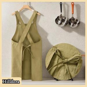 [Hilldora] ผ้ากันเปื้อนสำหรับทำอาหารในครัวระบายอากาศได้ดีกันเปื้อนเอวของผู้ใหญ่ป้องกันการเกิดคราบนุ่มเสื้อผ้าใช้ในร้านอาหารใช้ในบ้าน